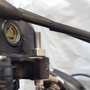 Mirror Adapters Stainless Steel from Triumph Custom Parts