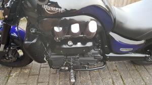 Rocket 3 Bear Claw  Cut Out For The - 3 x K & N  Filter's Not Included from Triumph Custom Parts
