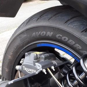 R3 Right Side Mount Number Plate from Triumph Custom Parts