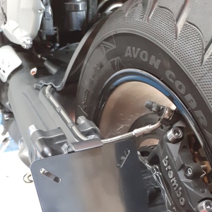 Rocket 3 R & GT Side Mount Bracket from Triumph Custom Parts